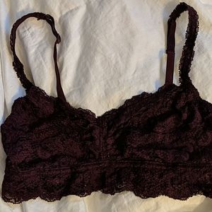 Dark purple bralette